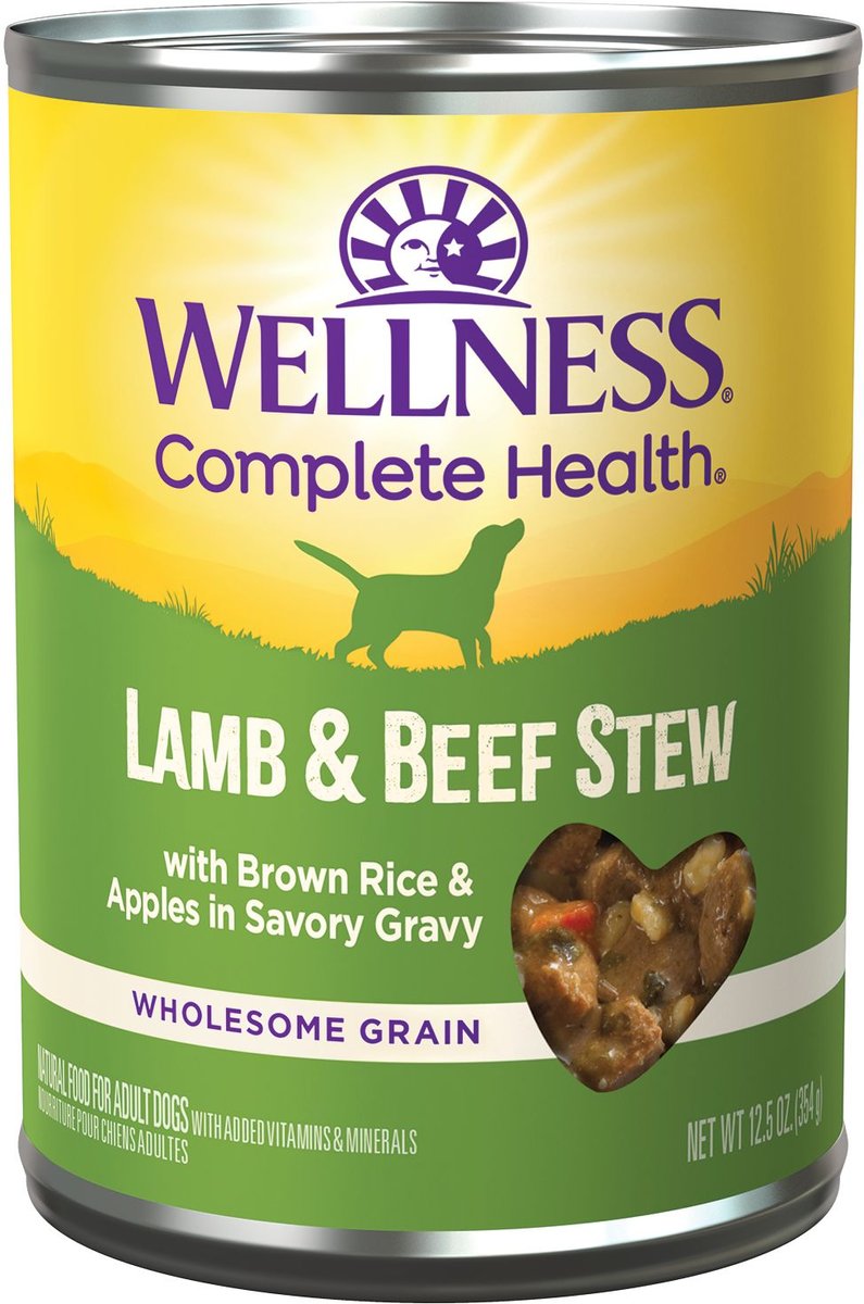 Wellness Lamb and Beef Stew with Brown Rice and Apples Canned Dog Food