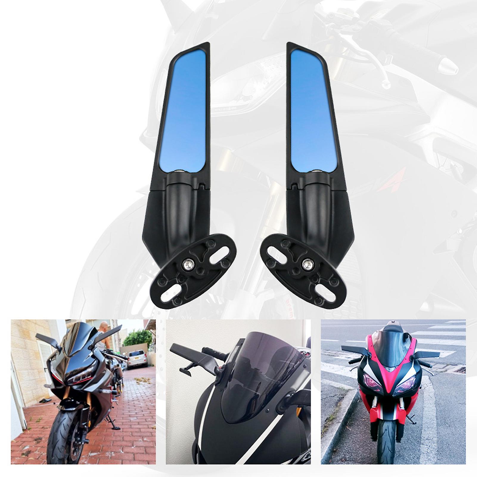 2 Pcs Wind Wing Rear View Mirrors