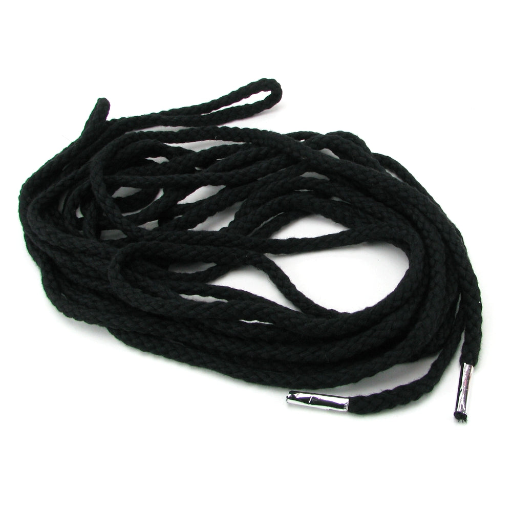 Fetish Fantasy Series 35 Foot Japanese Silk Rope in Black