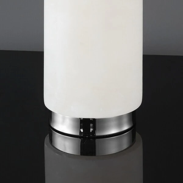 SAFAVIEH Couture Sydni Alabaster Pillar Table Lamp - 15 IN W x 15 IN D x 30 IN H