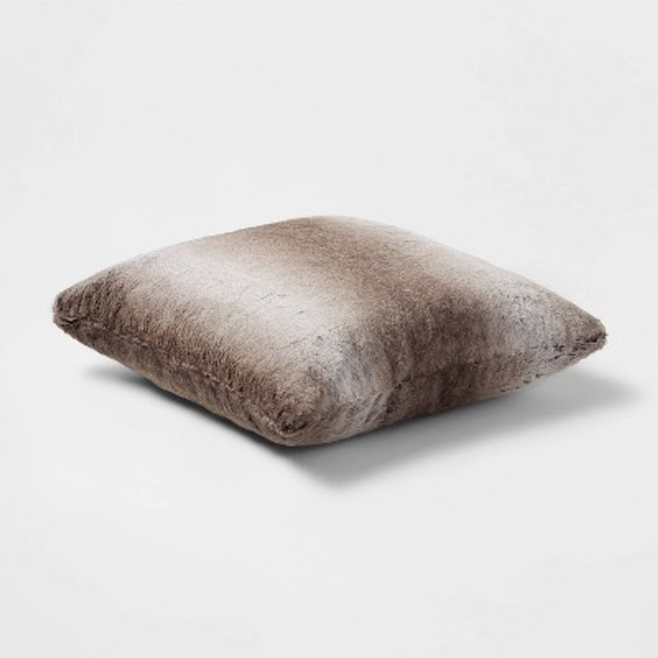 Neutral Faux Fur Throw Pillow - Threshold™