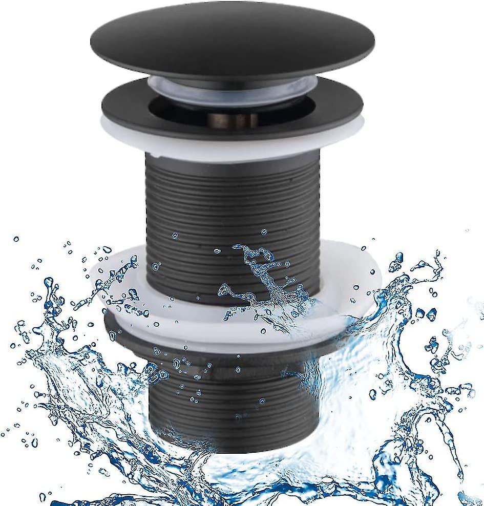 Other Sink Accessory Universal Drain Without Overflow - For Bath And Shower - Black Scrollsqy