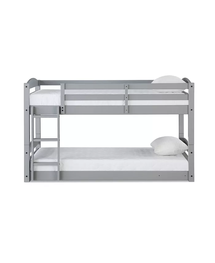 Dorel Living Wade Twin Floor Bunk Bed