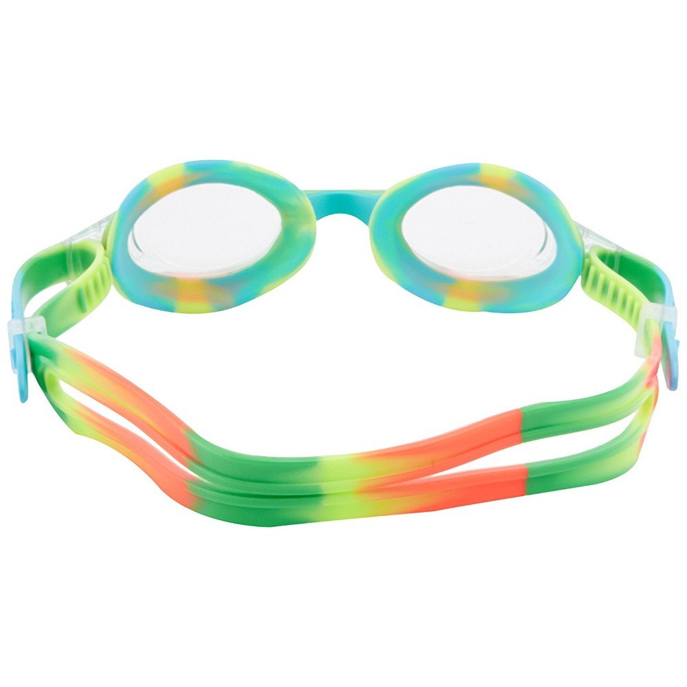 TYR Swimple Kids Goggles - Tie Dye Green/Orange LGSWTD-GRN ORG