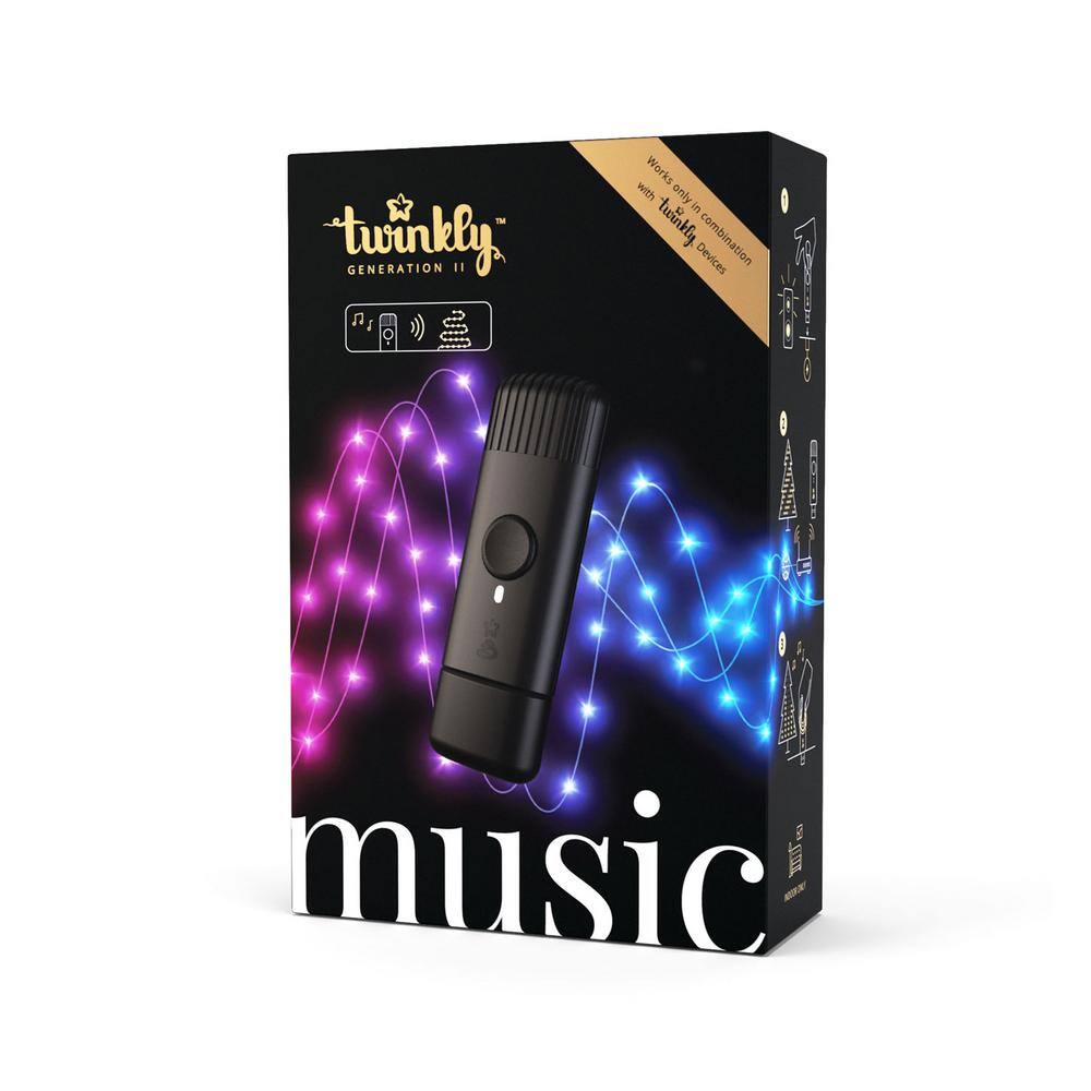 twinkly USB-Powered Bluetooth and Wi-Fi Music Syncing Device for Twinkly Gen II Smart LED Lights TMD01USB