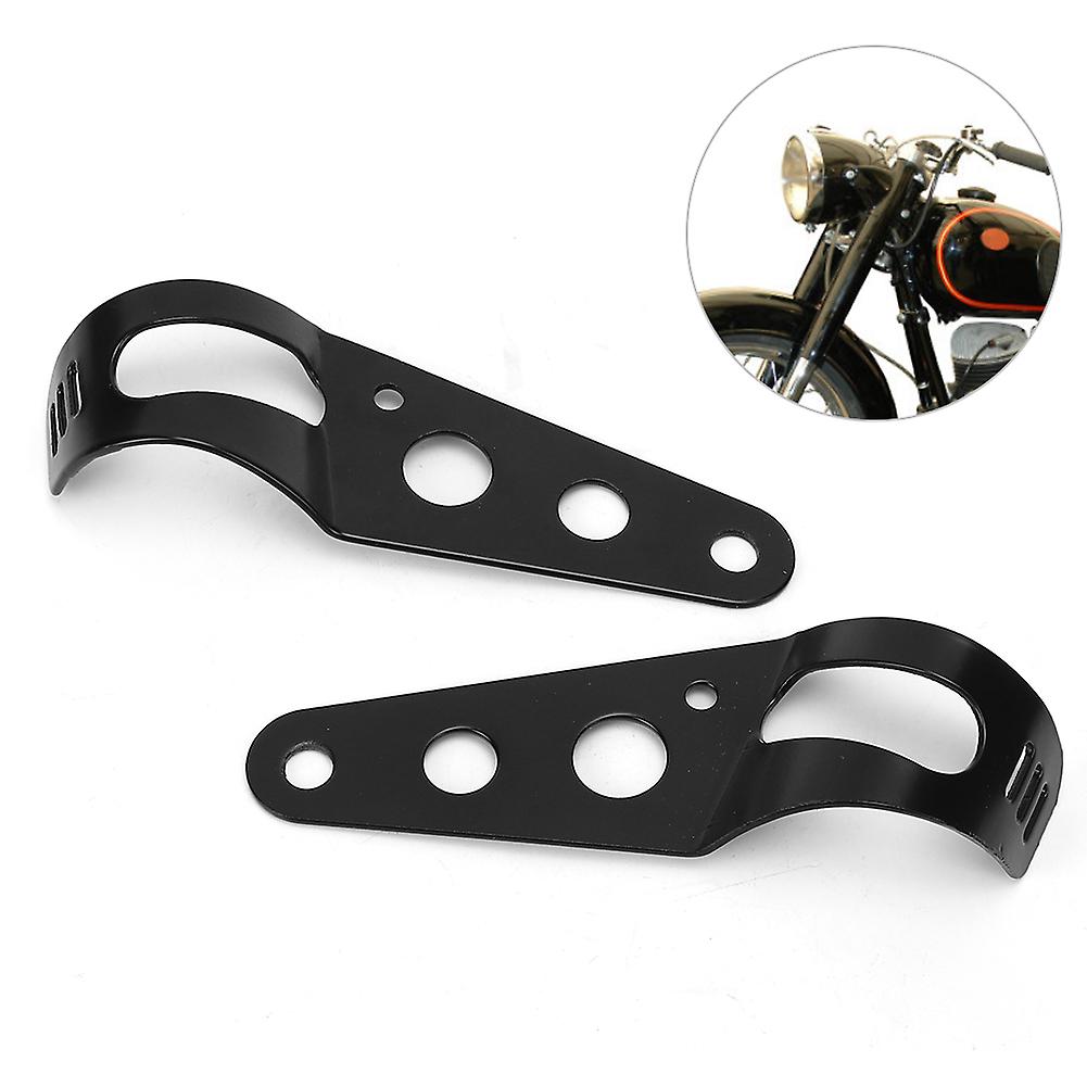 2pcs Universal Headlight Mount Motorcycle Headlamp Brackets Fork Ear For 3543mm/1.41.7in Tube