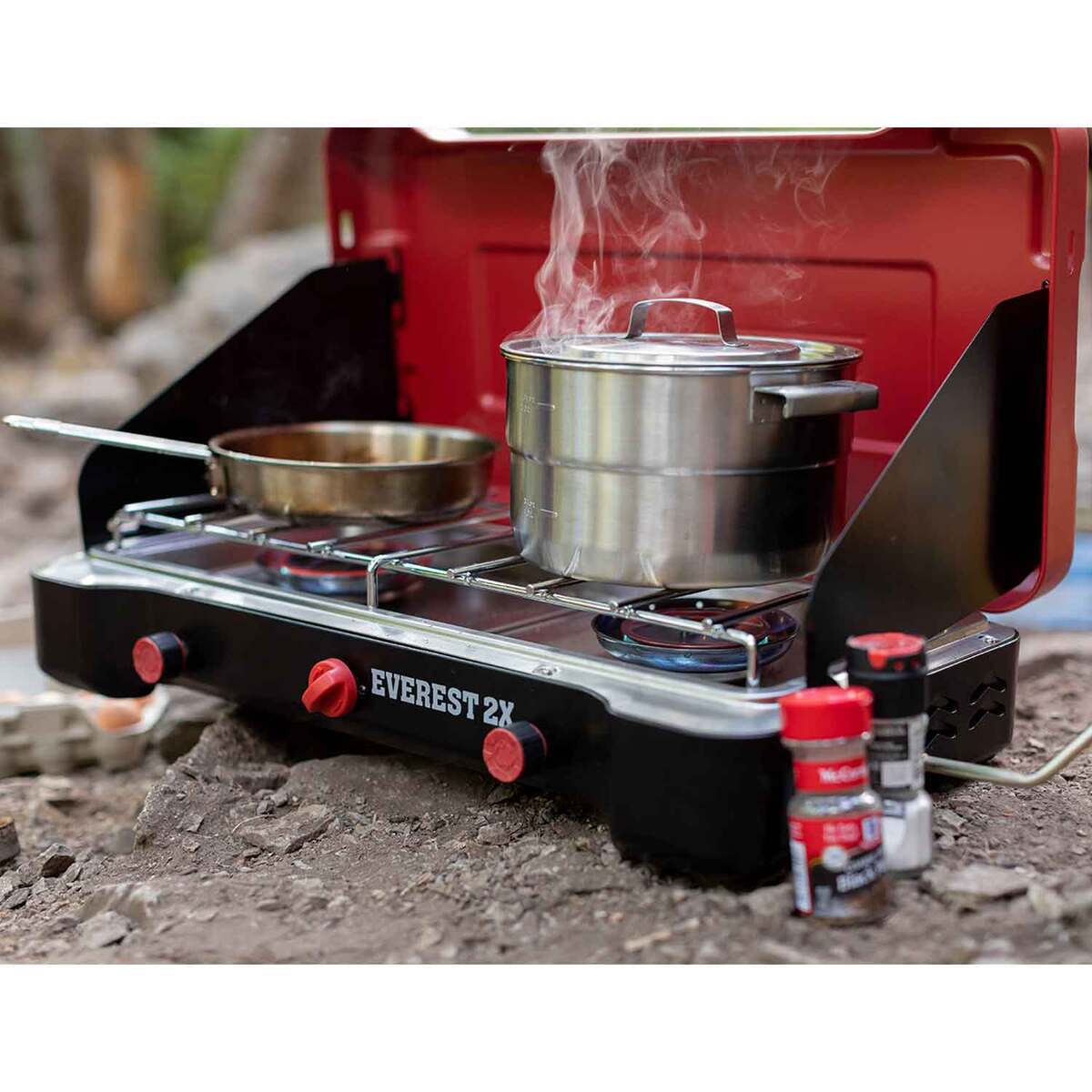 Camp Chef Everest 2X 2 Burner Stove  Red