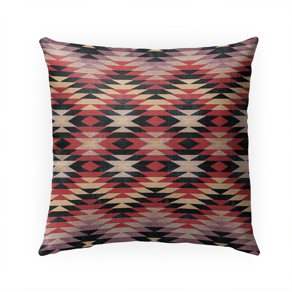 PUEBLO RED IndoorOutdoor Pillow By Kavka Designs   18X18