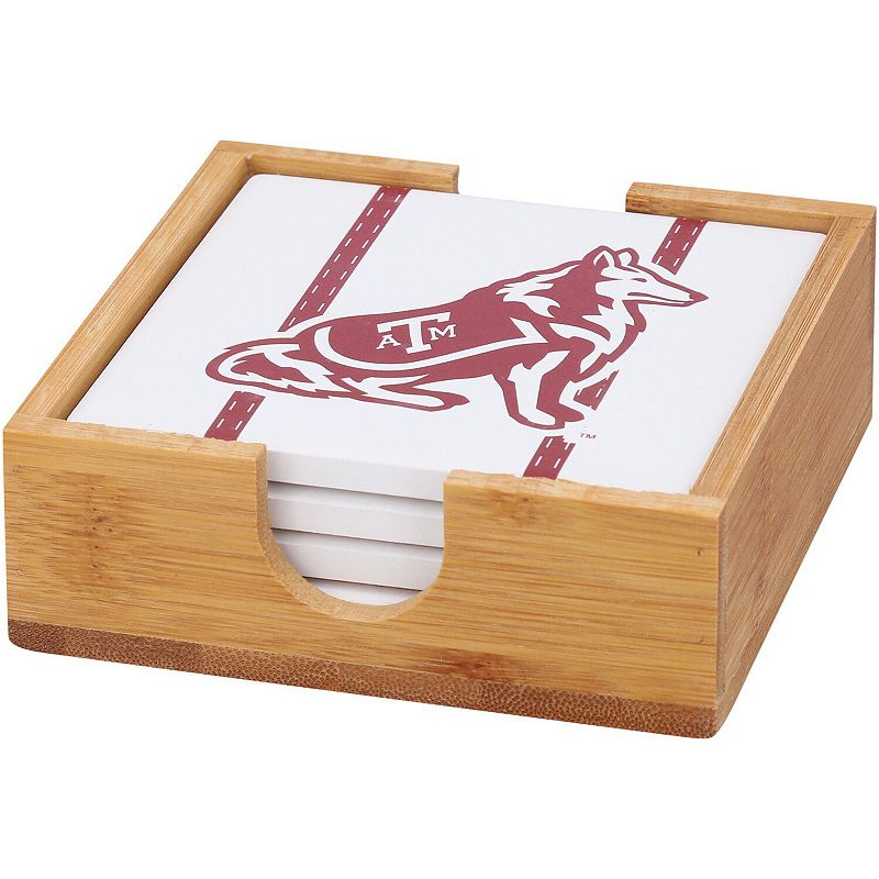 Texas AandM Aggies Team Uniform Coaster Set