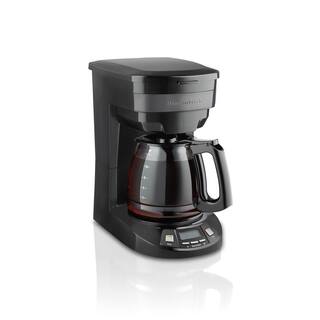 Hamilton Beach 12-Cup Black Stainless Programmable Drip Coffee Maker 46293