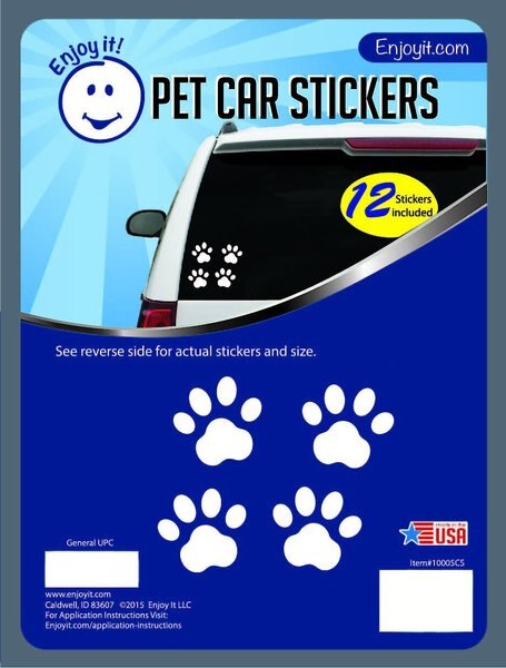 Enjoy It Pet Paw Car Stickers