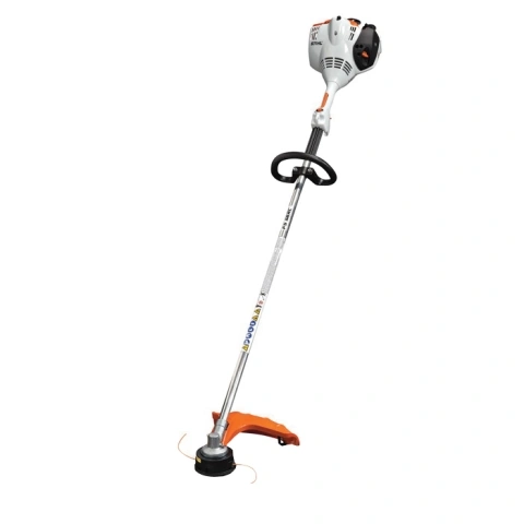 STIHL 4144 200 0013 Grass Trimmer， Gasoline， 1.07 hp， 27.2 cc Engine Displacement， 2-Cycle Engine， Black/Orange