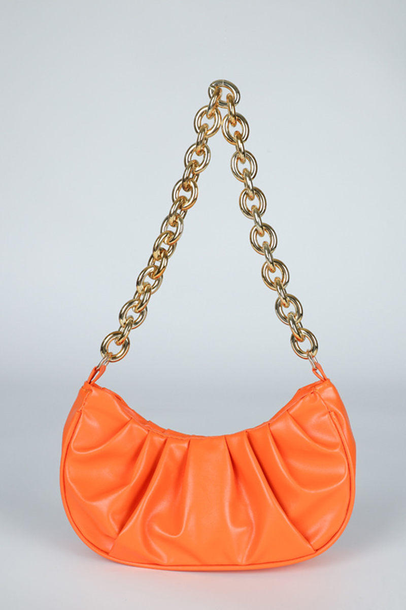 Fashion Casual Solid Chains Bags