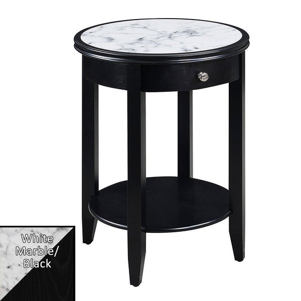 Copper Grove Aubrieta 1 Drawer End Table with Shelf