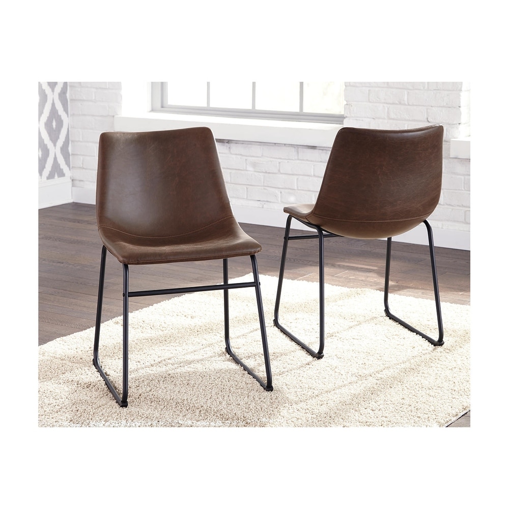 Signature Design by Ashley Centiar Grey Dining Chairs (Set of 2)