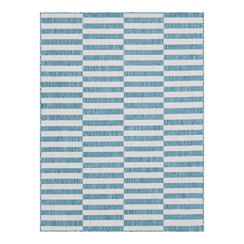 Unique Loom Outdoor Striped Rug