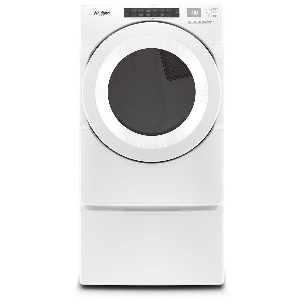 Whirlpool 7.4 cu. ft. 240-Volt Electric Vented Dryer in White with Intuitive Touch Controls ENERGY STAR WED560LHW