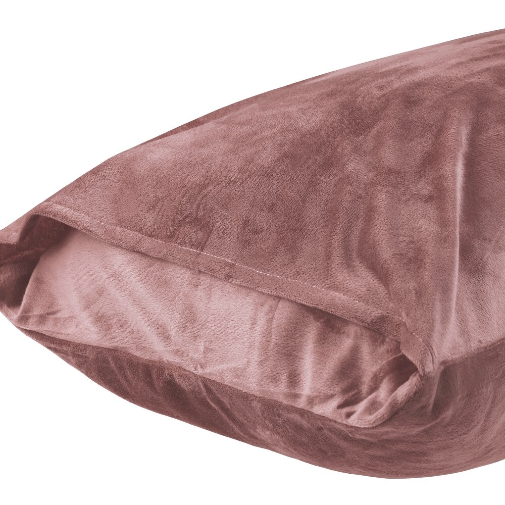 Velvet Envelope Closure Soft and Durable Pillowcases 2 Pcs