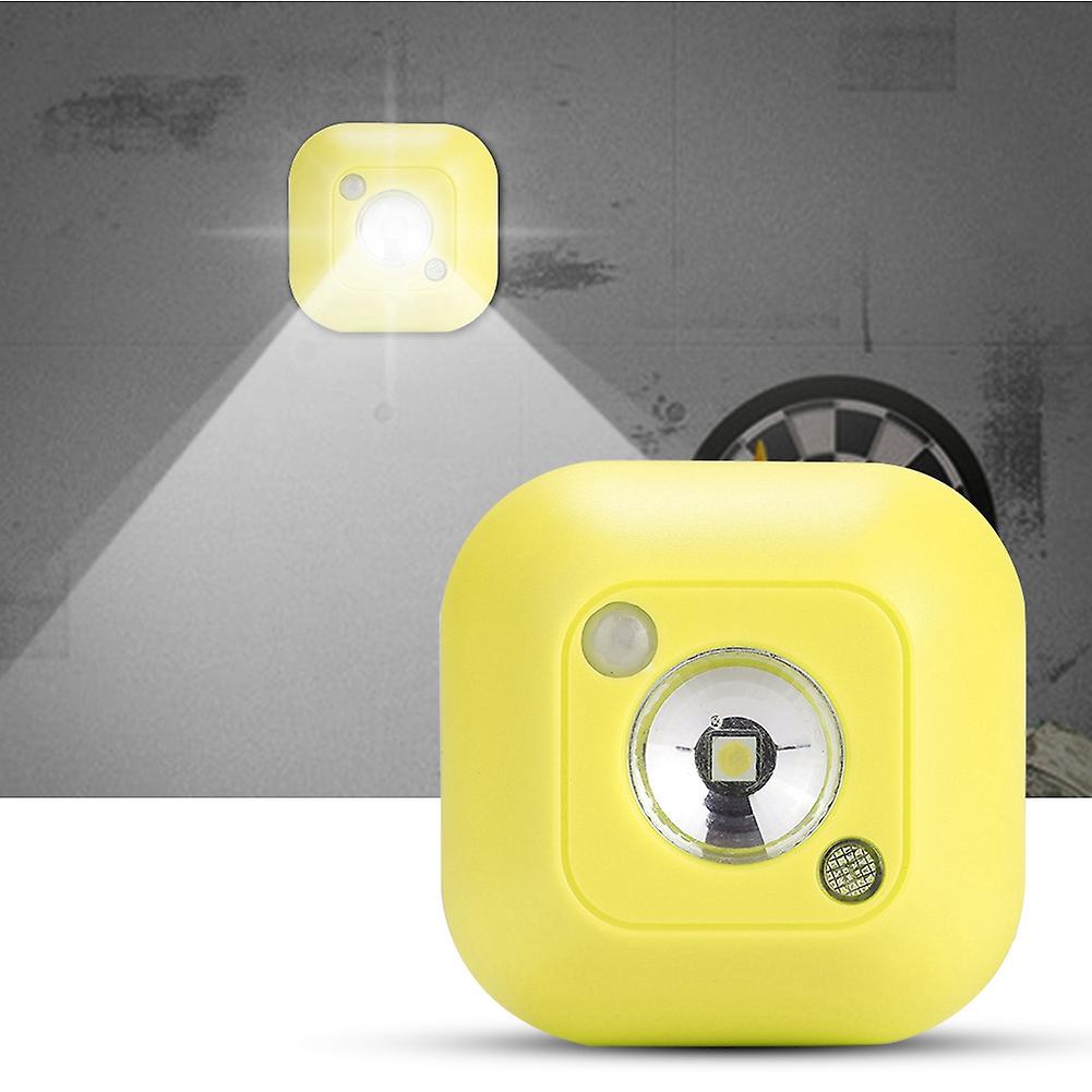 0.2W Light Control LED Light Human Body Sensor Night Lamp for Home Room Cabinet Indoor Yellow