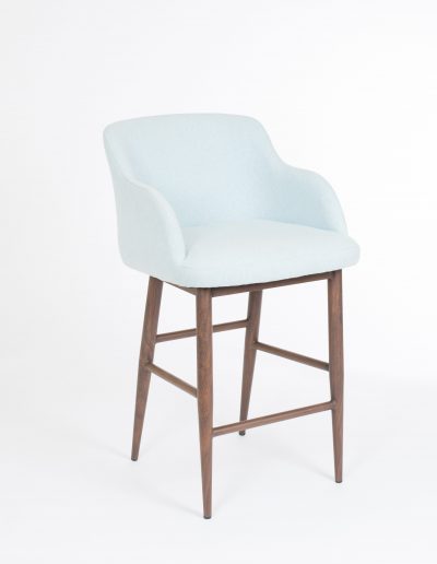 Morris Stool in Arctic Blue Seating