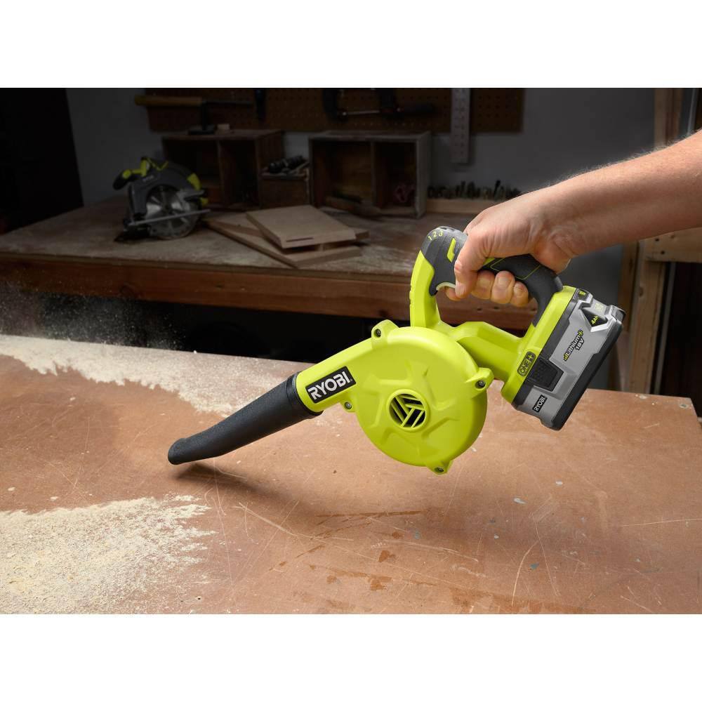 RYOBI ONE+ 18V Cordless Compact Workshop Blower (Tool Only) P755