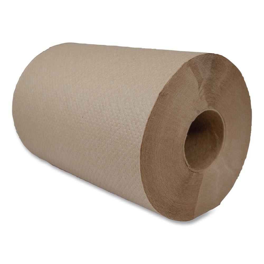 Morsoft Universal Hardwound Paper Towels 7.88 in. x 300 ft. Brown (12-Carton) MOR12300R