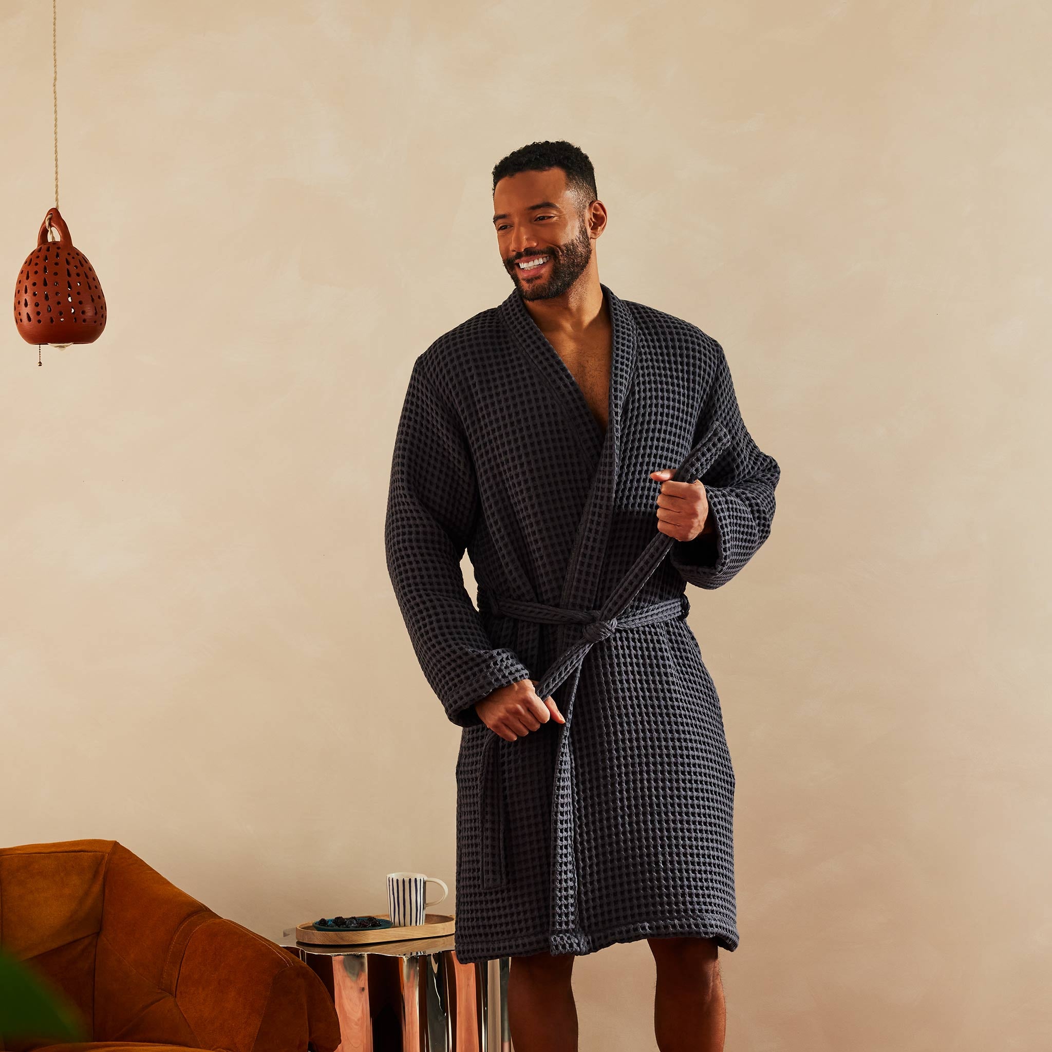 Dreamweave Waffle Robe and Slipper Bundle