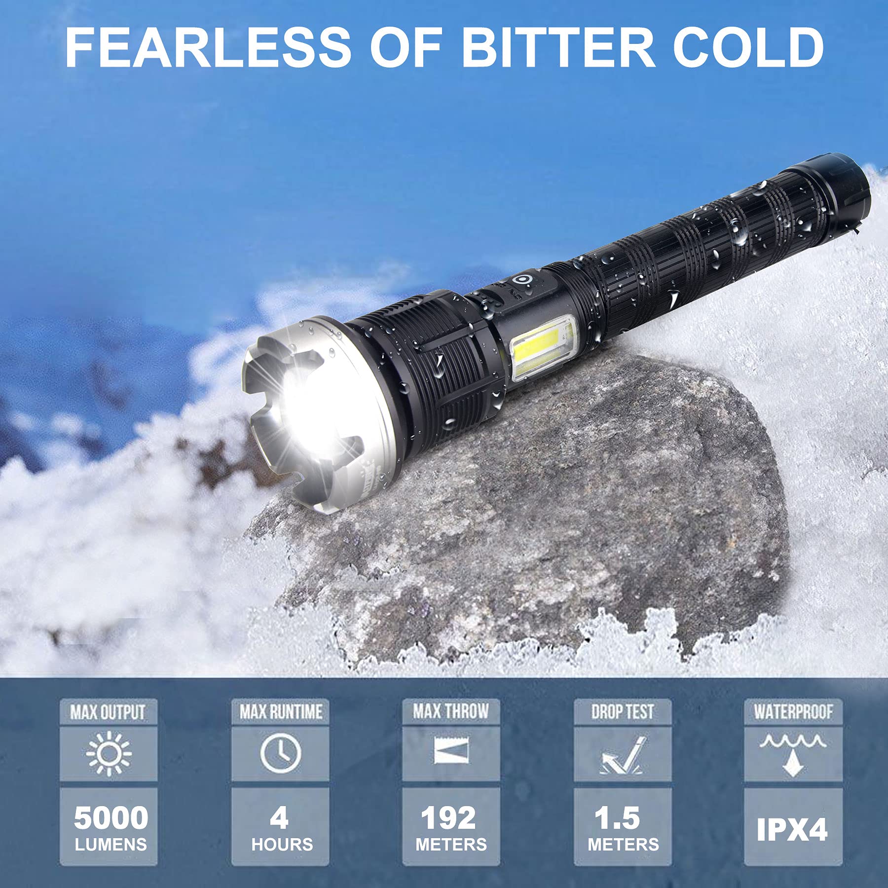 🔥  Promotion- SAVE 48%🔥🔥LED Rechargeable Tactical Laser Flashlight