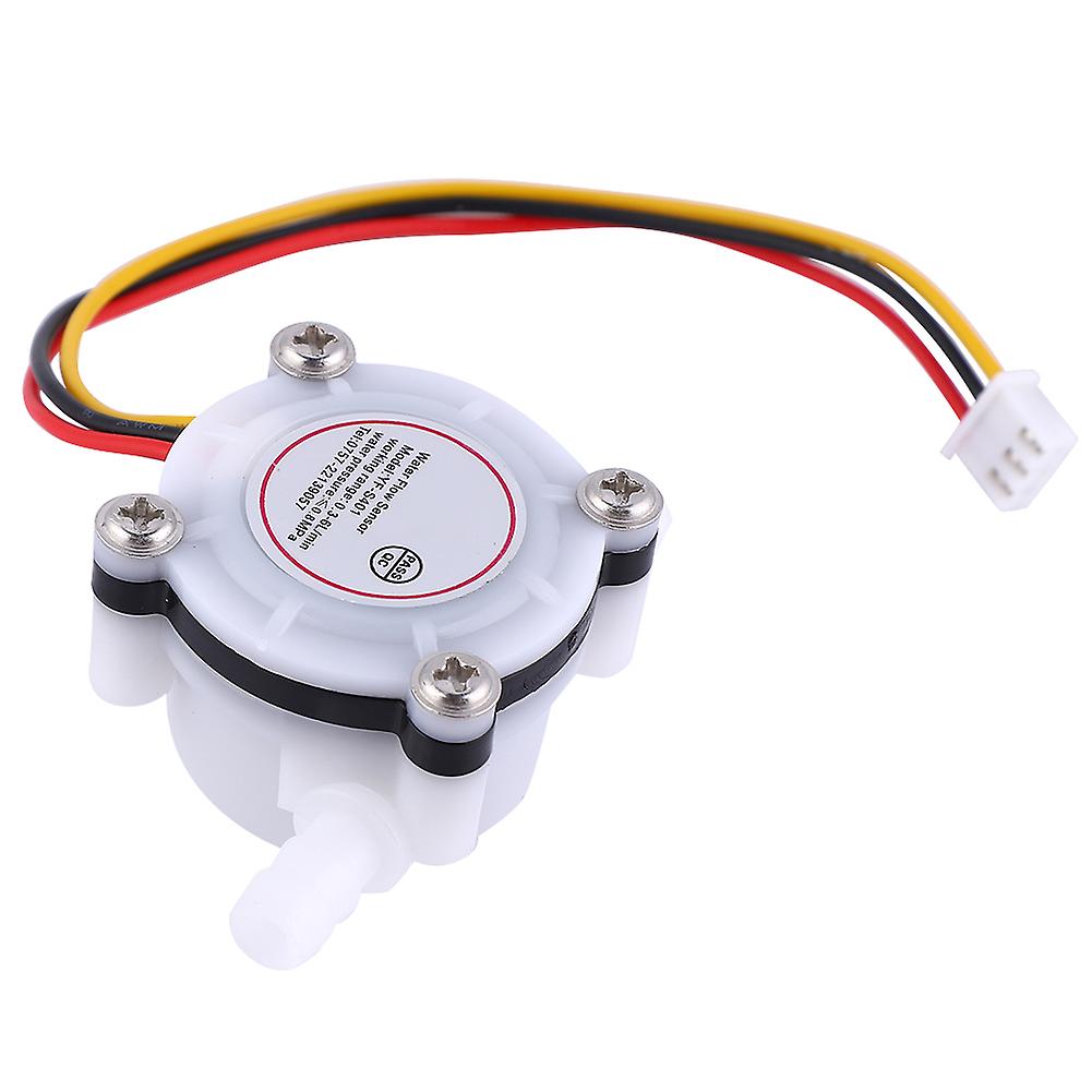 1pcs Water Hall Flow Effect Sensor Control Flowmeter With Barb Joint