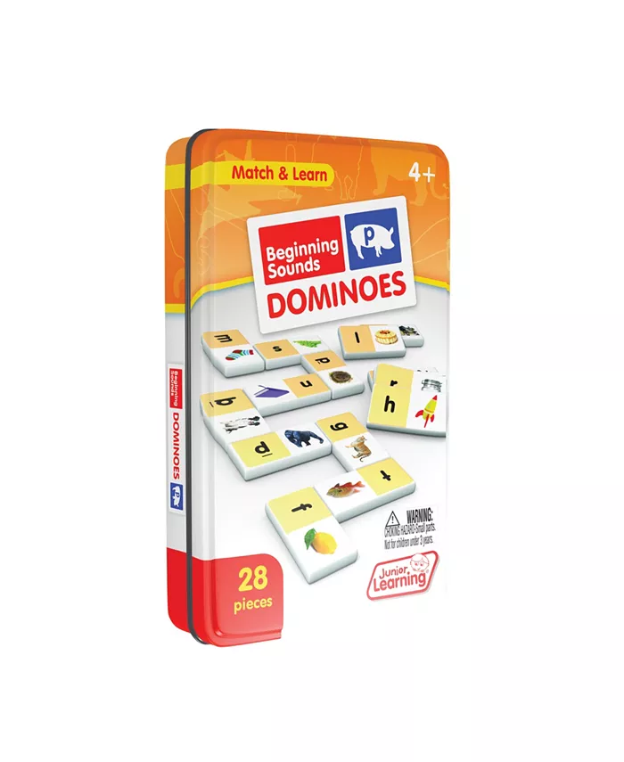 Junior Learning Beginning Sounds Dominoes Match and Learn Educational Learning Game