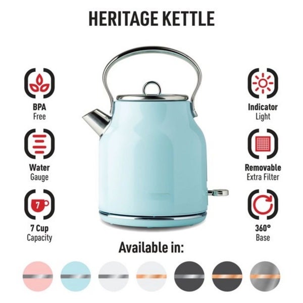 1.7 Liter Stainless Steel Electric Tea Kettle