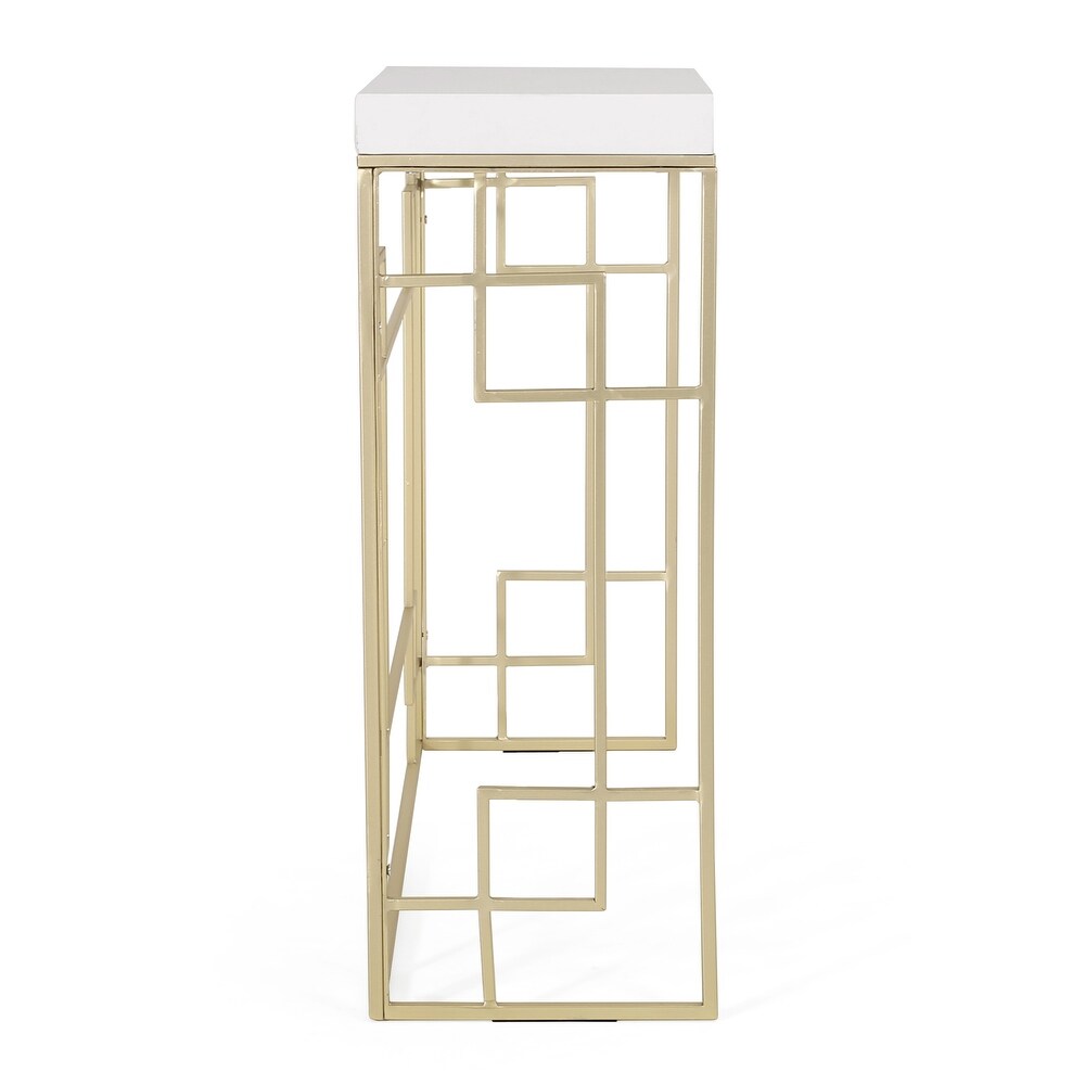 Depue Geometric Console Table by Christopher Knight Home