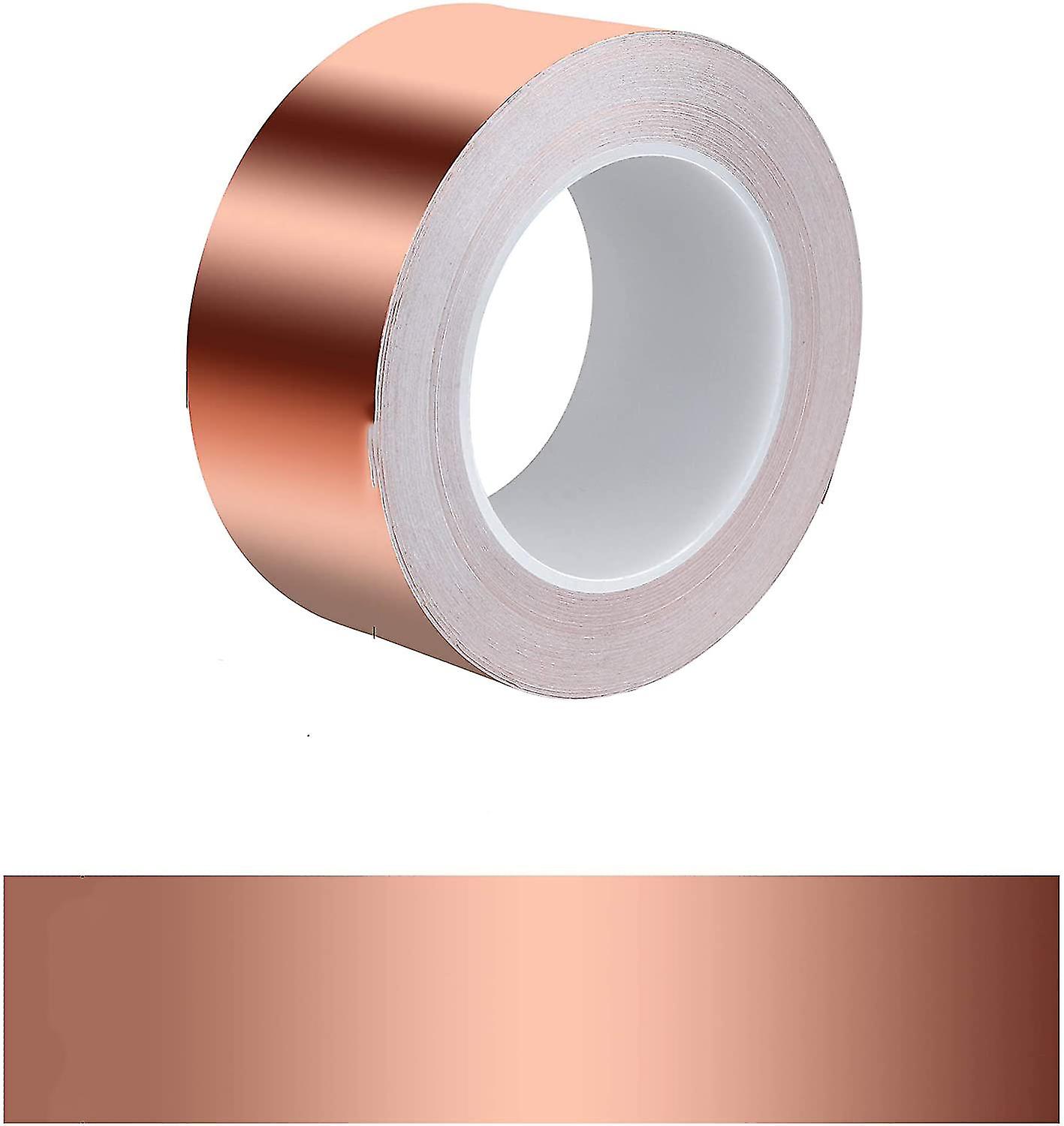 Copper Tape 30m X 50mm， Vegena Copper Foil Tape Emi Copper Foil Tape