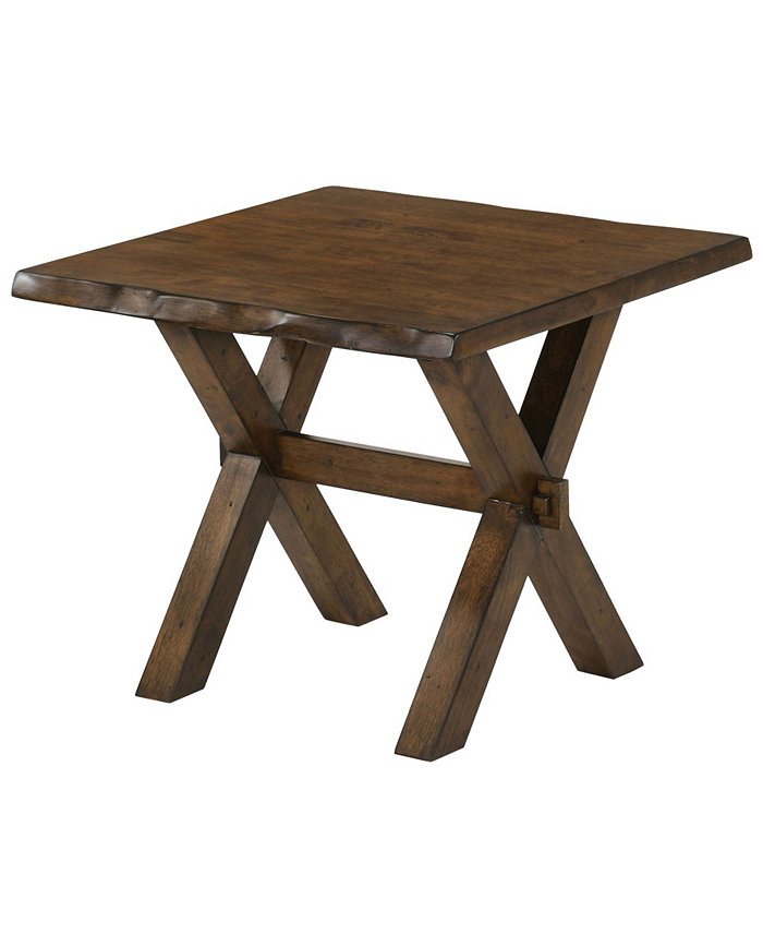 Furniture of America Coupla Trestle End Table