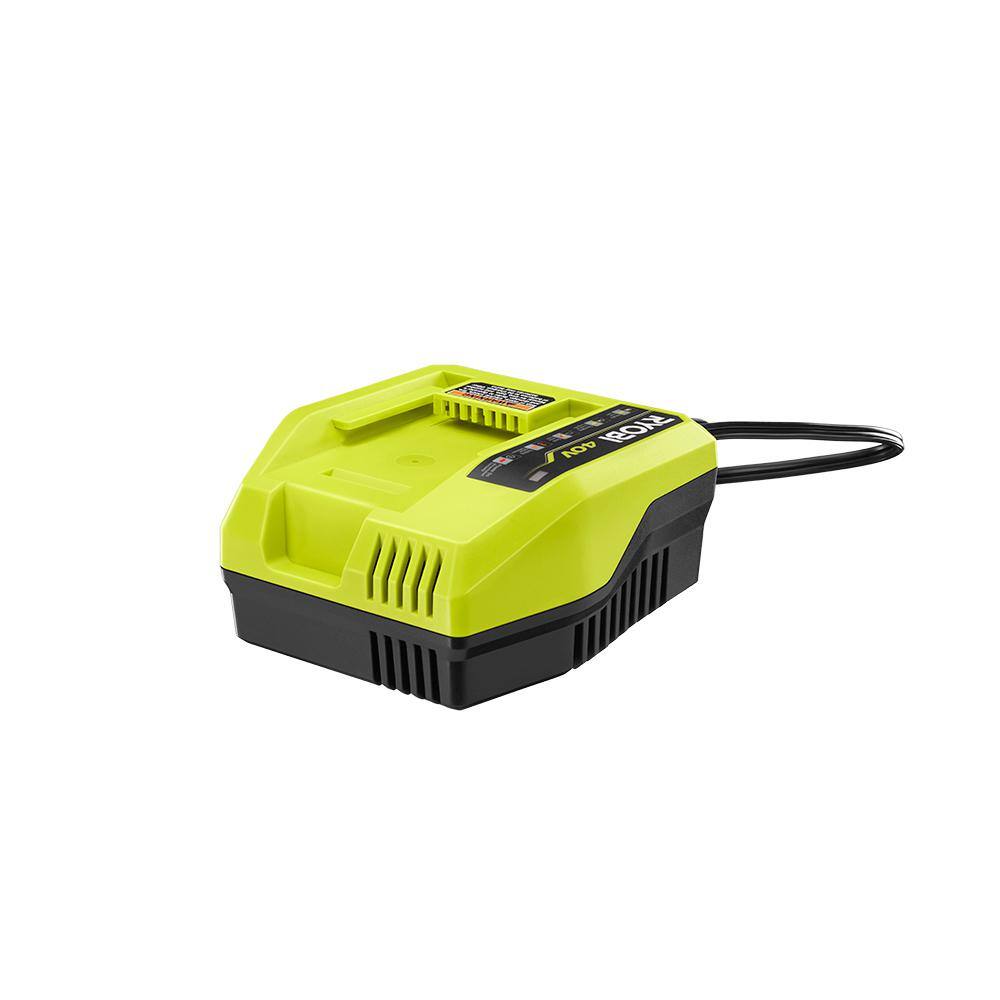 RYOBI 40-Volt Lithium-Ion Fast Charger OP408A