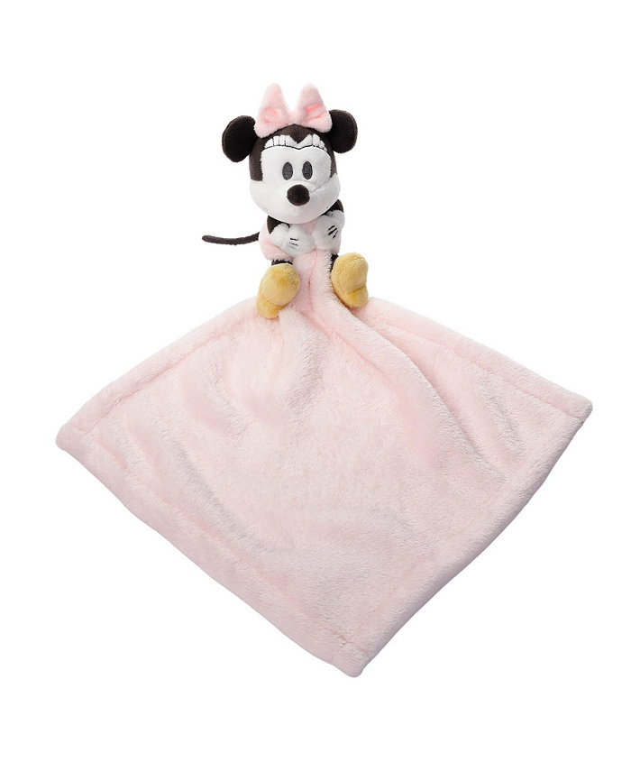 Lambs and Ivy Disney Baby Little Minnie Mouse Pink Lovey Plush Security Blanket