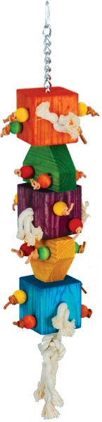 Caitec Featherland Paradise Loaded Dice Bird Toy