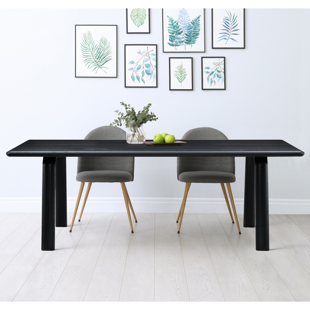 Macari Marg Scandinavian Solid Wood Dining Table