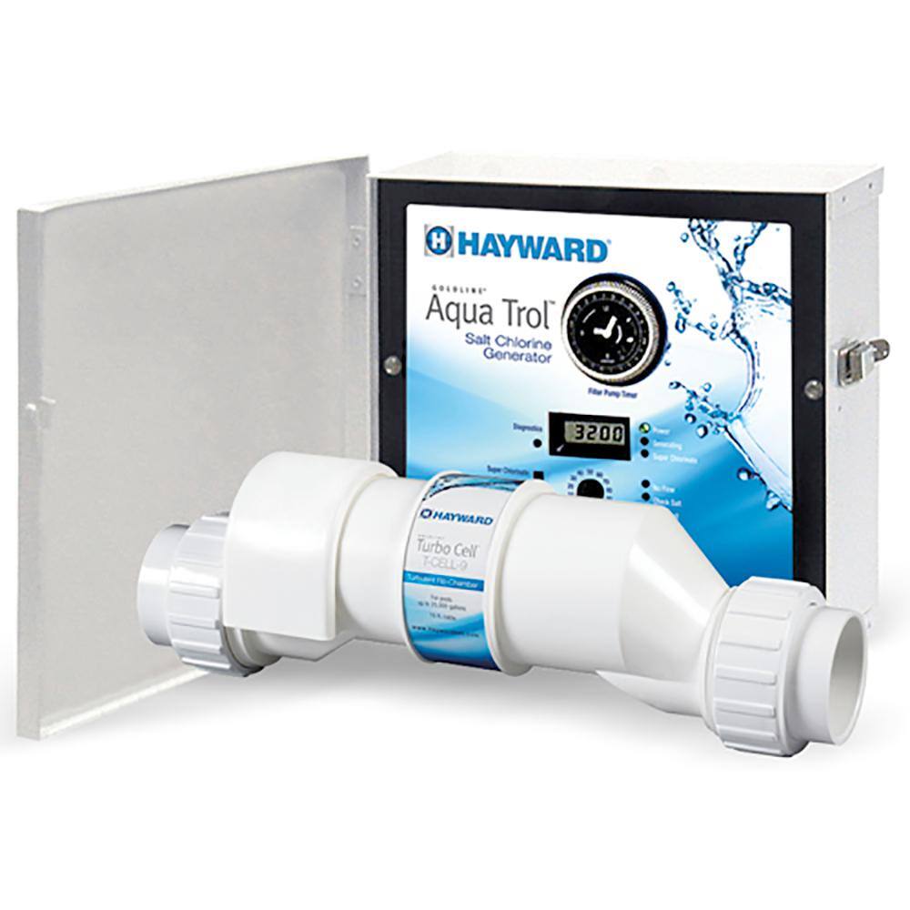 HAYWARD AquaTrol Salt Chlorinator System with TurboCell for Above Ground Pools W3AQ-TROL-HP