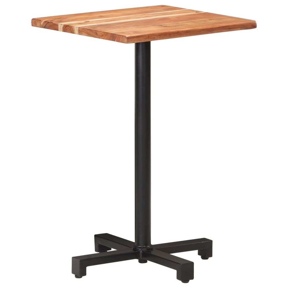 vidaXL Bistro Table with Live Edges 19.7\