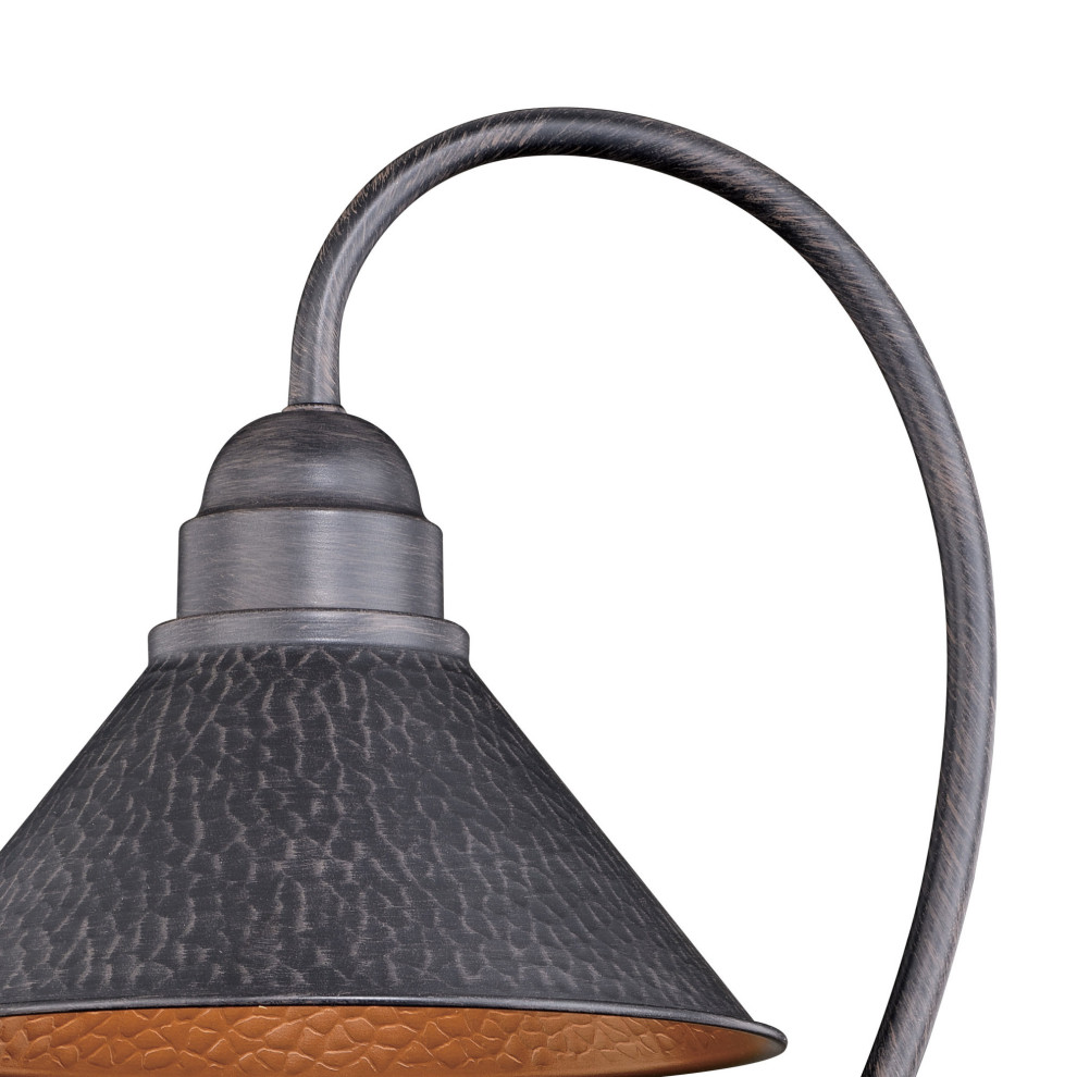 Vaxcel Lighting T0348 Outland 1 Light 20 quotTall Outdoor Single   Rustic   Post Lights   by HedgeApple  Houzz