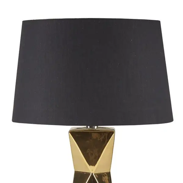 INK+IVY Kenlyn Geometric Ceramic Table Lamp