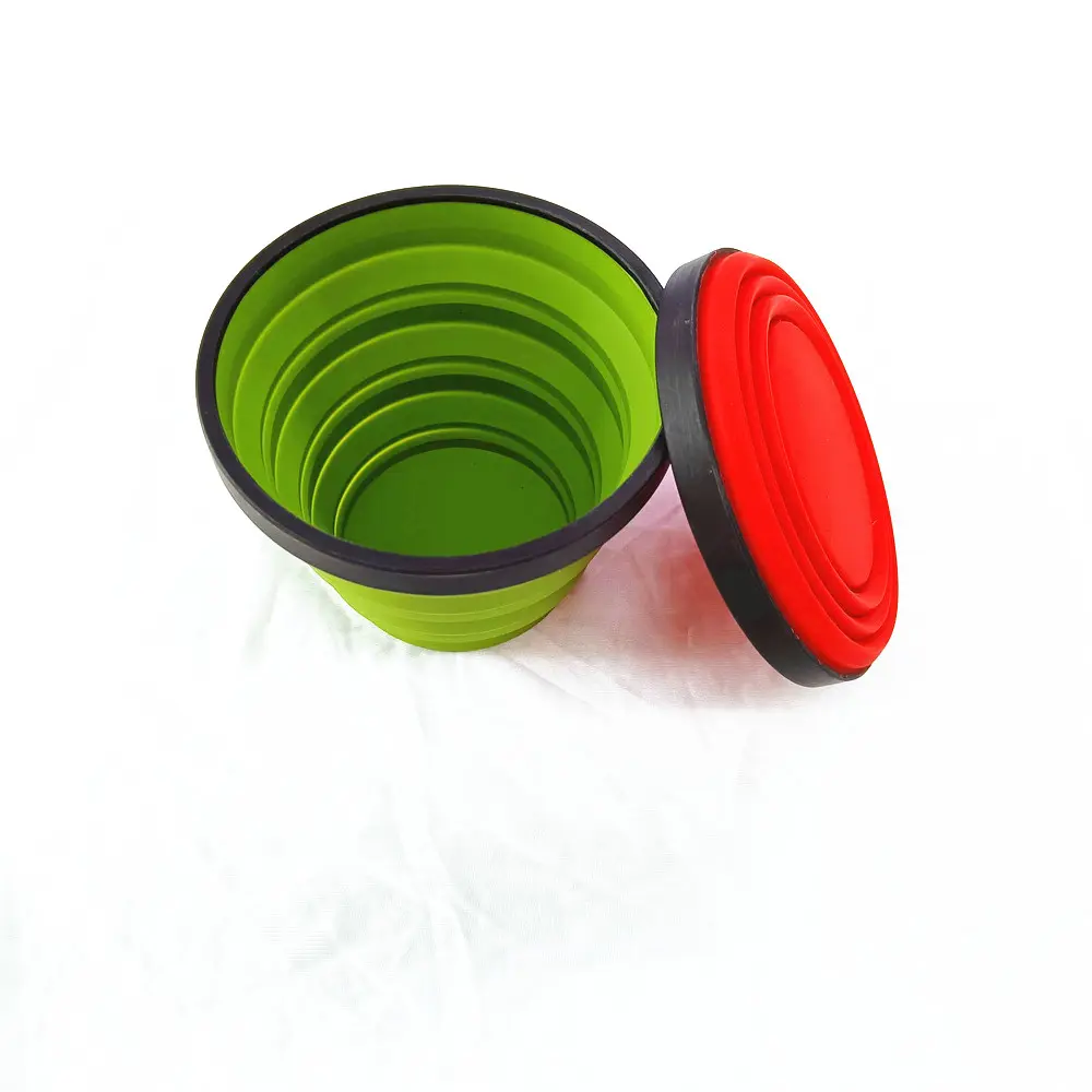 Travel Camping Hiking Silicone Expandable Collapsible Reusable Easy Clean Soup Noodle Bowl