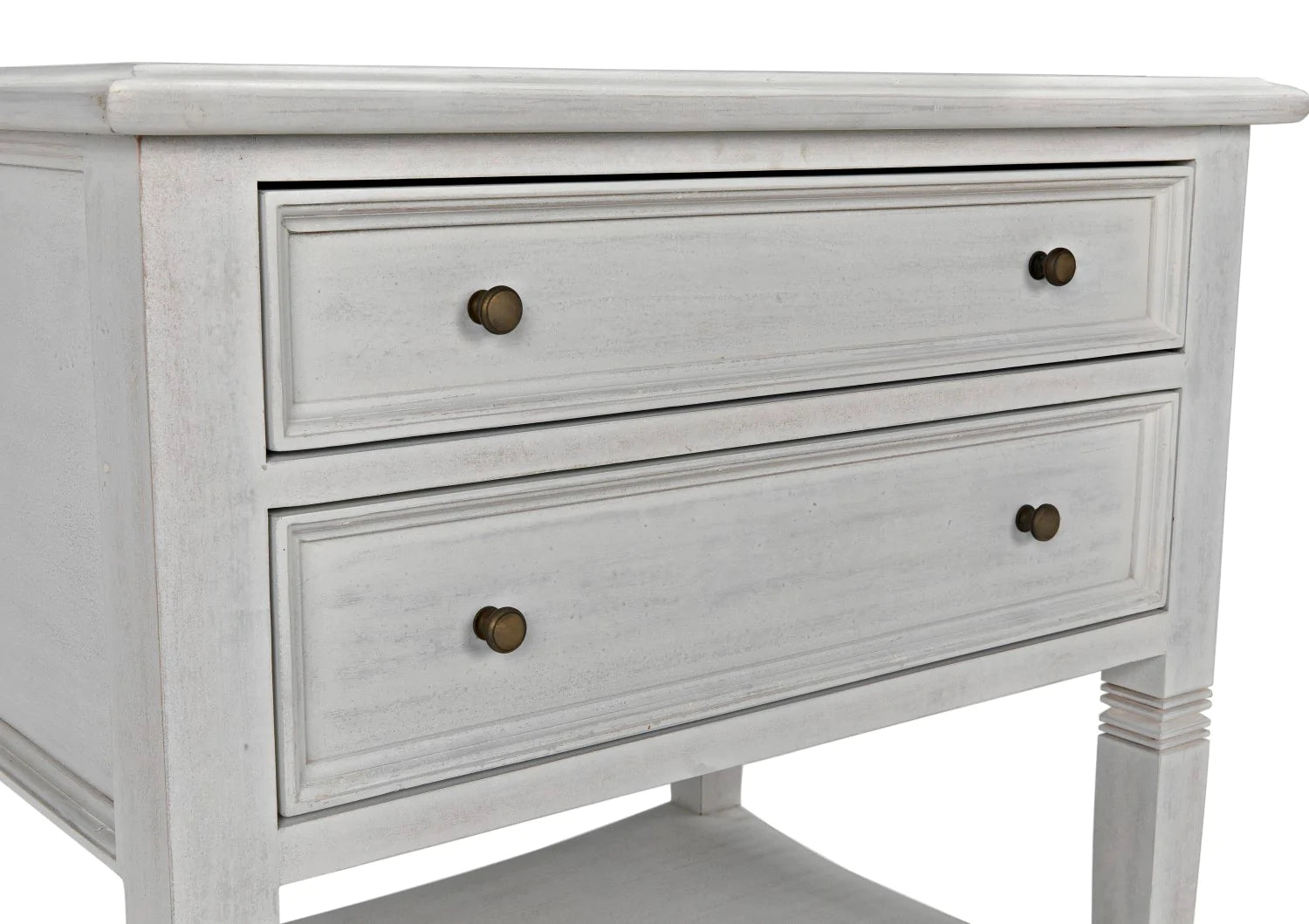 Oxford 2-Drawer Side Table Weathered