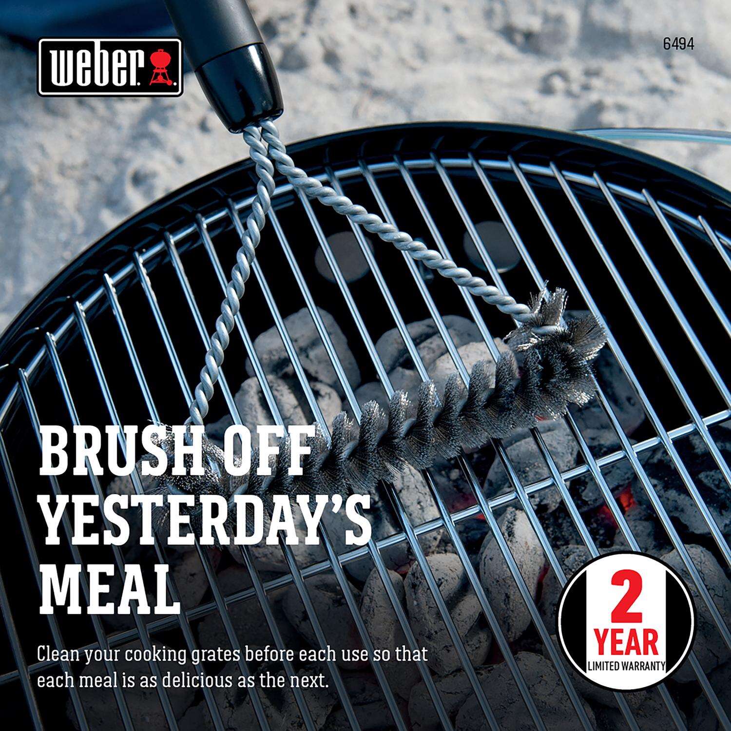 Weber Grill Brush 1.09 in. H X 12 in. L X 7.09 in. W 1 pk