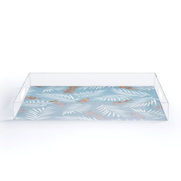 Emanuela Carratoni Pastel Mistletoe Acrylic Tray Deny Designs