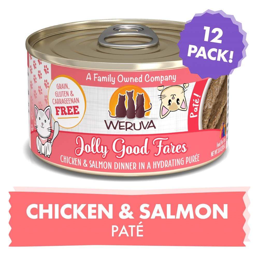 Weruva Classic Cat Pate Jolly Good Fares with Chicken and Salmon Canned