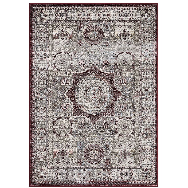 Concord Global Suzani Medallion Area Rug