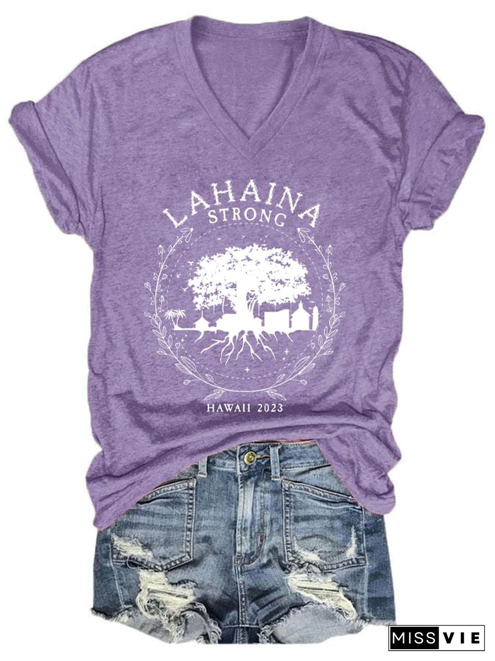 Women's Lahaina Strong Casual T-Shirt