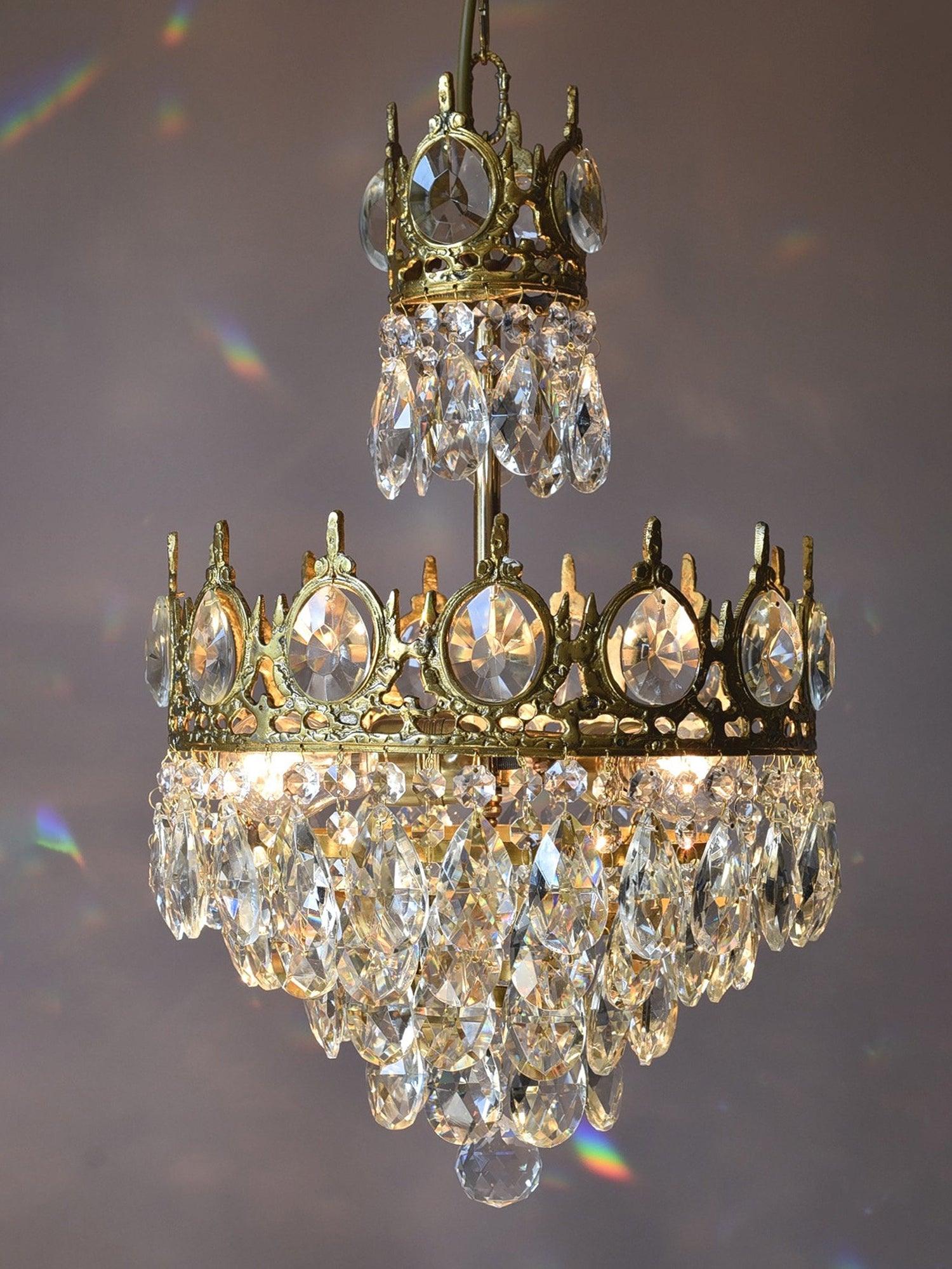 Vintage Crystal Chandelier